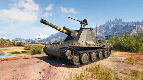 Скриншоты шведской САУ 6 уровня Sav LS-46 в Мире танков Скриншоты шведской САУ 6 уровня Sav LS-46 в Мире танков