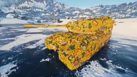 2D-стиль «Котик-мимоза» в Мире танков