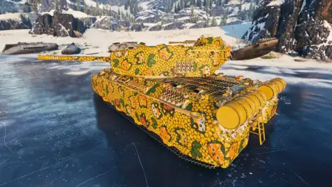 2D-стиль «Котик-мимоза» в Мире танков