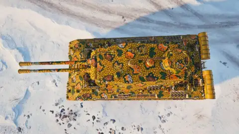 2D-стиль «Котик-мимоза» в Мире танков