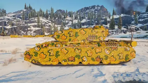 2D-стиль «Котик-мимоза» в Мире танков