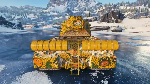 2D-стиль «Котик-мимоза» в Мире танков