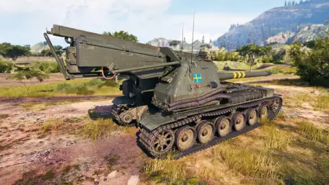 Скриншоты шведской арты 9 уровня AKV 151 в Мире танков