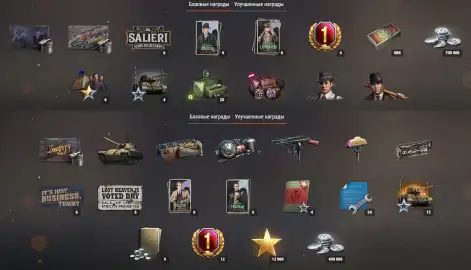 Подробности спецвыпуска Боевого пропуска: Mafia в World of Tanks