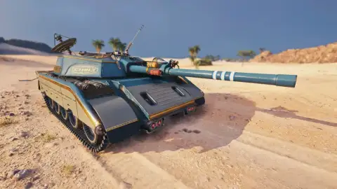 3D-стиль «Миранда» для танка T-54D из 19 сезона Боевого пропуска в Мире танков