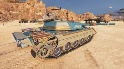 3D-стиль «Миранда» для танка T-54D из 19 сезона Боевого пропуска в Мире танков