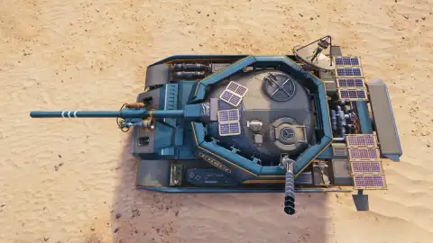 3D-стиль «Миранда» для танка T-54D из 19 сезона Боевого пропуска в Мире танков