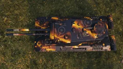 2D-стиль «Золотая пластинка» из 19 сезона Боевого пропуска в Мире танков