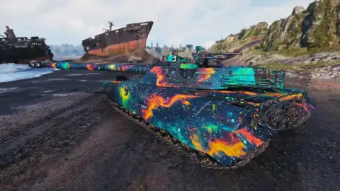 2D-стиль «Далёкая туманность» из 19 сезона Боевого пропуска в Мире танков