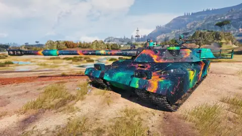 2D-стиль «Далёкая туманность» из 19 сезона Боевого пропуска в Мире танков