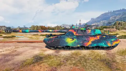 2D-стиль «Далёкая туманность» из 19 сезона Боевого пропуска в Мире танков