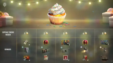 Прогрессия за пирожные на региональное 15-летие World of Tanks