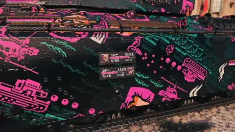 2D-стиль «8-битный герой» в Мире танков