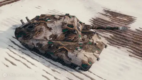 2D-стиль «Король драконов (нефритовый)» для Натиска в World of Tanks