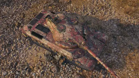 2D-стиль «Пылающий скакун» в World of Tanks