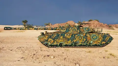 2D-стиль «Перо Маат» в Мире танков