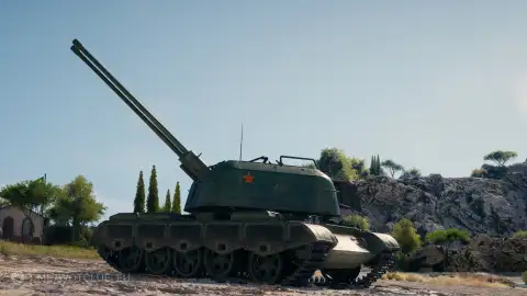 Скриншоты танка PGZ-70 из обновления 2.2.1 в World of Tanks