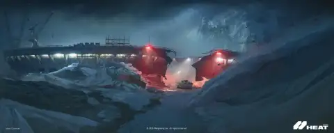 Концепт-арты вышедшей зимней карты «Норд Око» в WoT: HEAT