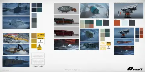 Концепт-арты вышедшей зимней карты «Норд Око» в WoT: HEAT