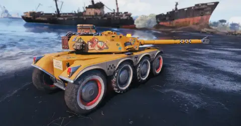 3D-стиль «Комфорт плюс» для Panhard EBR 105 в Мире танков 3D-стиль «Комфорт плюс» для Panhard EBR 105 в Мире танков