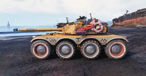 3D-стиль «Комфорт плюс» для Panhard EBR 105 в Мире танков 3D-стиль «Комфорт плюс» для Panhard EBR 105 в Мире танков