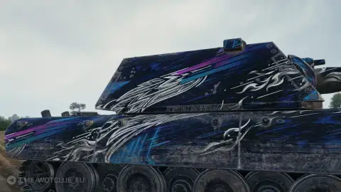 Настраиваемый 2D-стиль «Лазурная решимость» из обновления 2.3.1 в World of Tanks