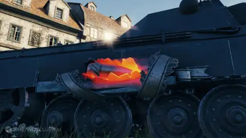3D-объект «Раскалённый снаряд» из обновления 2.3.1 в World of Tanks