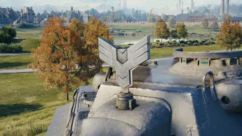 3D-объект «Пылающая эмблема» из обновления 2.3.1 в World of Tanks