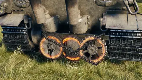 3D-объект «Трофейные катки» из обновления 2.3.1 в World of Tanks