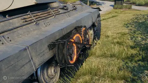 3D-объект «Трофейные катки» из обновления 2.3.1 в World of Tanks