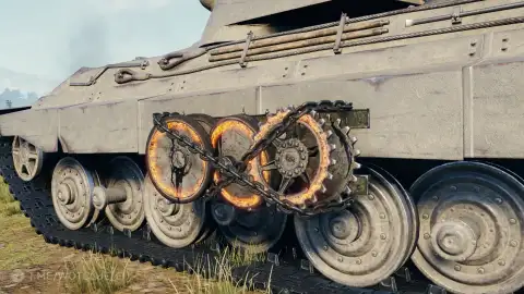3D-объект «Трофейные катки» из обновления 2.3.1 в World of Tanks