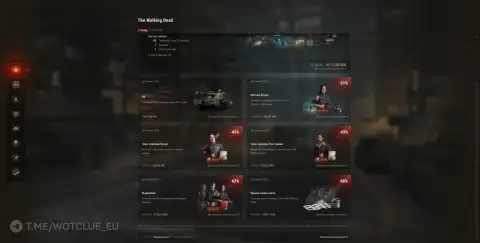 Наборы The Walking Dead: боритесь за выживание в World of Tanks
