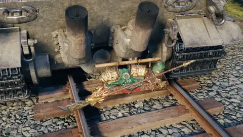 3D-объект «Серповидный клинок зелёного дракона» в World of Tanks