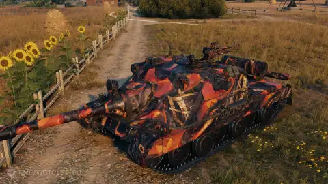 2D-стиль «Нарастающий жар» в World of Tanks