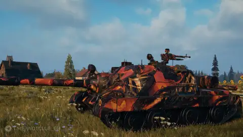 2D-стиль «Нарастающий жар» в World of Tanks