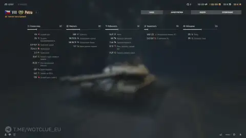 Танк Petra перевели с IX на VIII уровень и полностью переработали ТТХ в World of Tanks