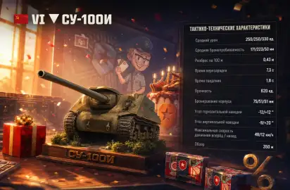 СУ-100И, премиум аккаунт и уникальный стиль подарят ко Дню рождения Мира танков СУ-100И, премиум аккаунт и уникальный стиль подарят ко Дню рождения Мира танков