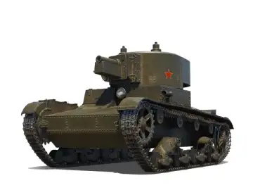 Лёгкий премиум танк Т-26А на супертесте World of Tanks