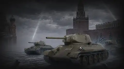 Турнир в честь годовщины Битвы за Москву в Мире танков: 2D-стиль, золото и поездка на офлайн-финал