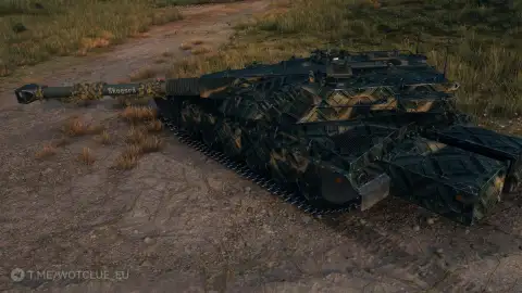 Уникальная кастомизация танка 11 уровня BV-111 в World of Tanks
