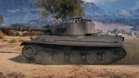 Скриншоты танка Pz.Kpfw. 55 из обновления 2.4 в World of Tanks