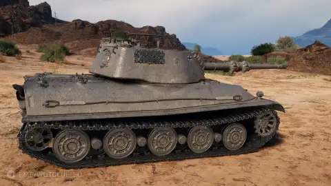 Скриншоты танка Pz.Kpfw. 55 из обновления 2.4 в World of Tanks