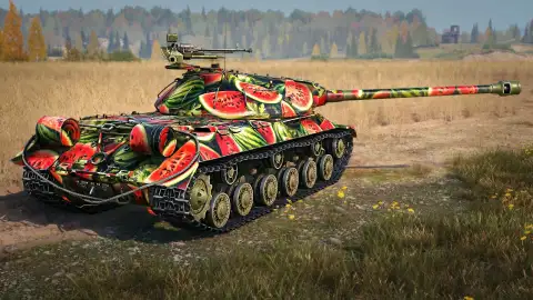 «Бахчевый общевойсковой» — новый арбузный 2D-стиль в Мире танков