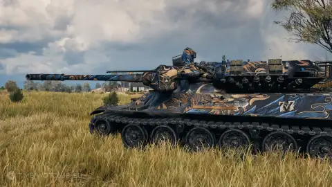 2D-стиль «Неугасимое пламя» из первого сезона Натиска год Феникса в World of Tanks