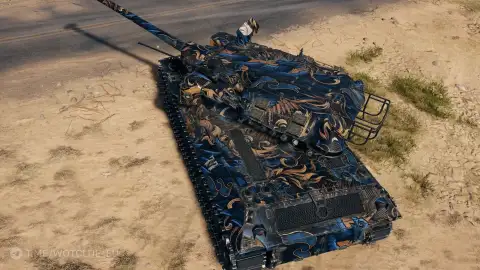 2D-стиль «Неугасимое пламя» из первого сезона Натиска год Феникса в World of Tanks