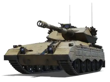 Премиум ПТ-САУ 9 уровня FV112 Puncher на супертесте World of Tanks