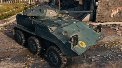 Скриншоты танка Panhard M6 с супертеста World of Tanks