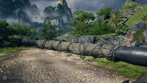 Новый 3D-стиль «Монарх» для E 77 в событии «Вавилон: Тёмная башня» — World of Tanks