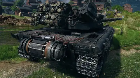 Новый 3D-стиль «Монарх» для E 77 в событии «Вавилон: Тёмная башня» — World of Tanks
