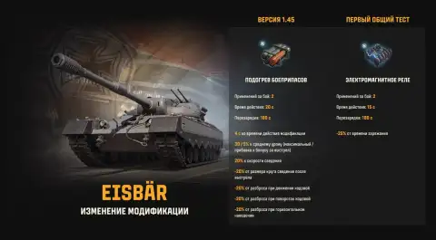 Машинам XI уровня меняют боевые модификации на общем тесте 1.46 в «Мире танков»